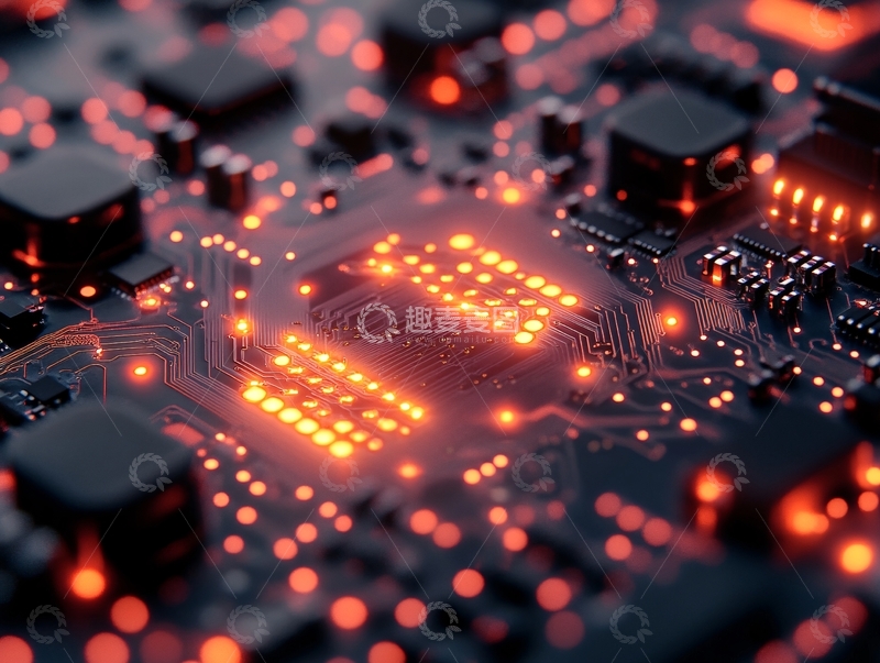 高清大图下载【趣麦麦图】芯片科技集成电路204