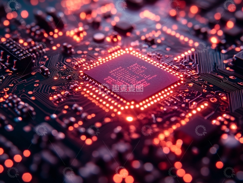高清大图下载【趣麦麦图】芯片科技集成电路209