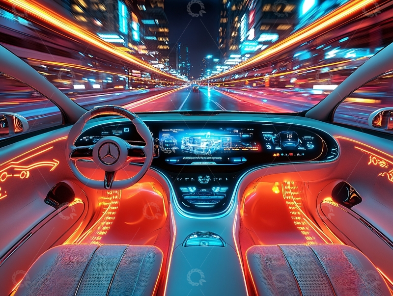 高清大图下载【趣麦麦图】汽车智能化