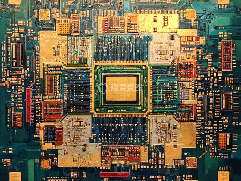 高清大图下载【趣麦麦图】芯片产业5