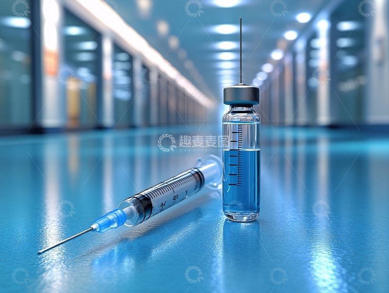 高清大图下载【趣麦麦图】疫苗医疗治病注射器1