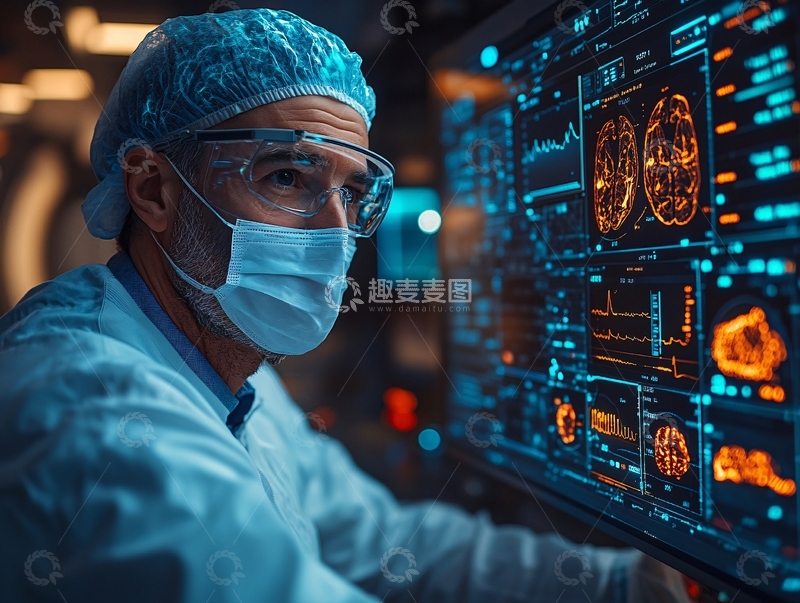 高清大图下载【趣麦麦图】人工智能医疗领域8