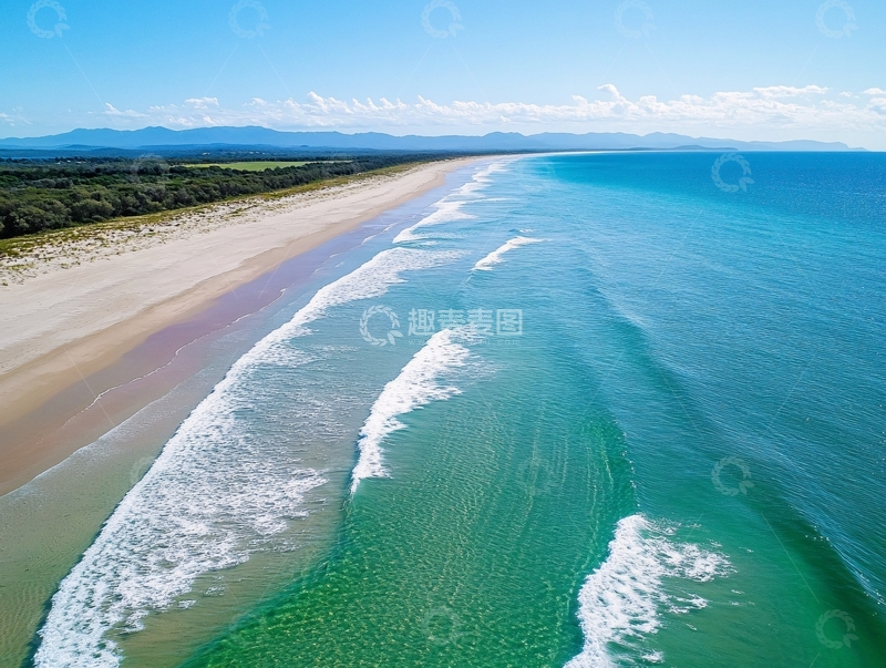 高清大图下载【趣麦麦图】澳洲海岸线航拍6