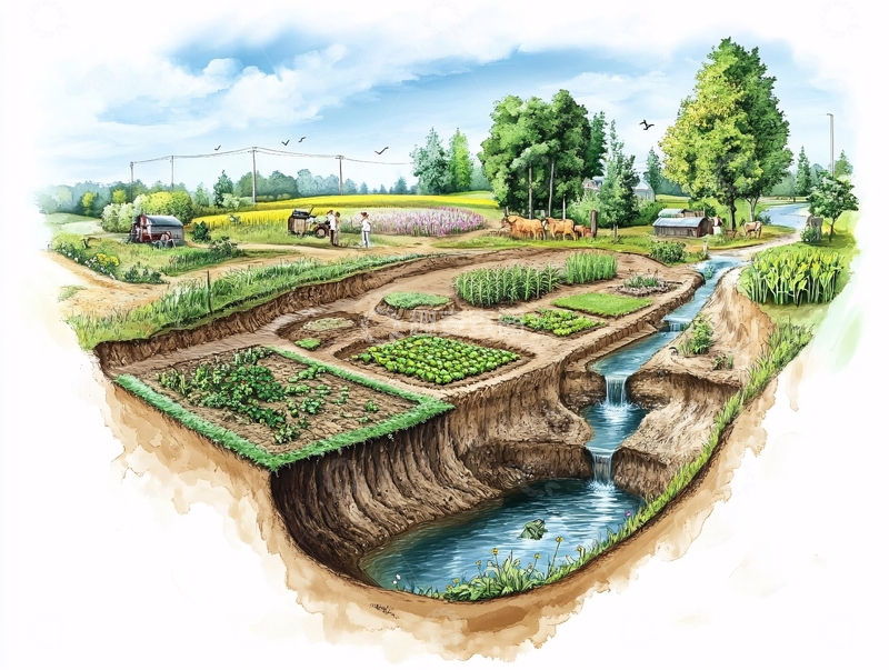 高清大图下载【趣麦麦图】水土保持素材