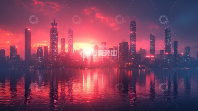 高清大图下载【趣麦麦图】全息设备互联城市2