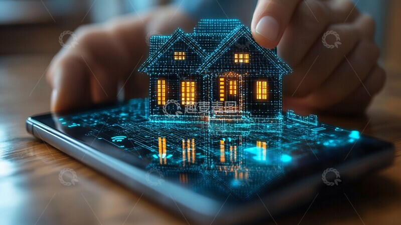 高清大图下载【趣麦麦图】智能家居系统控制2