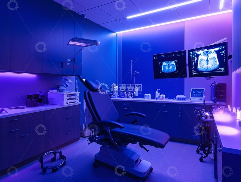 高清大图下载【趣麦麦图】高科技检查室