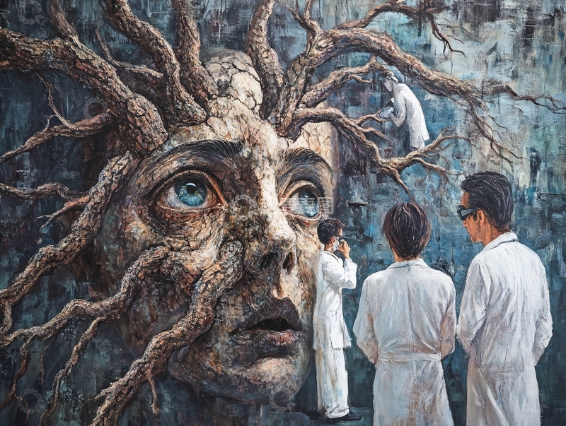 高清大图下载【趣麦麦图】惊悚墙画