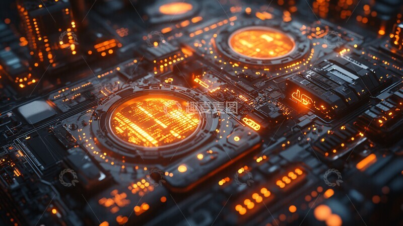 高清大图下载【趣麦麦图】全息设备互联城市