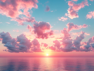 云海落日背景32