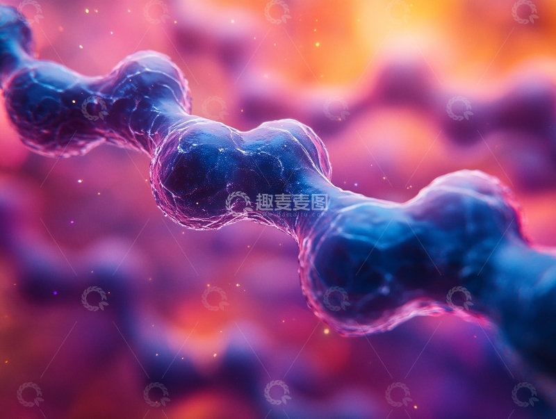 高清大图下载【趣麦麦图】分子模型光学渲染