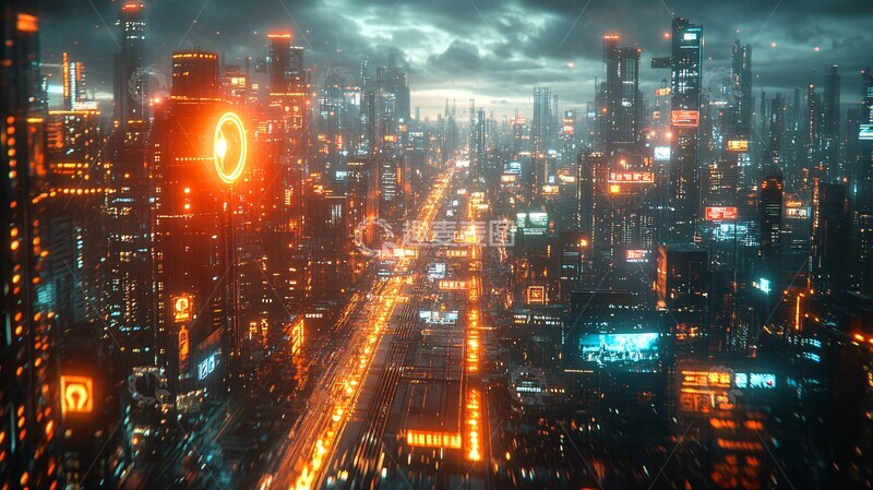 高清大图下载【趣麦麦图】未来能源网络1