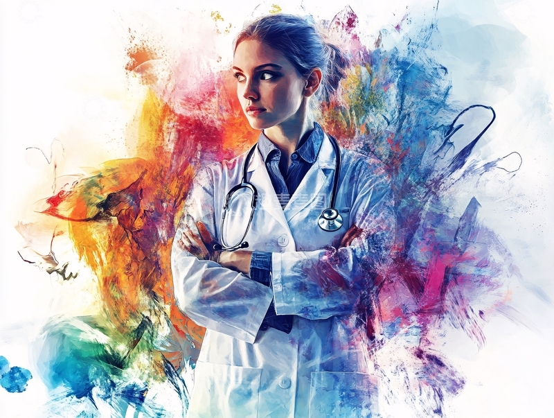 高清大图下载【趣麦麦图】医疗装饰画