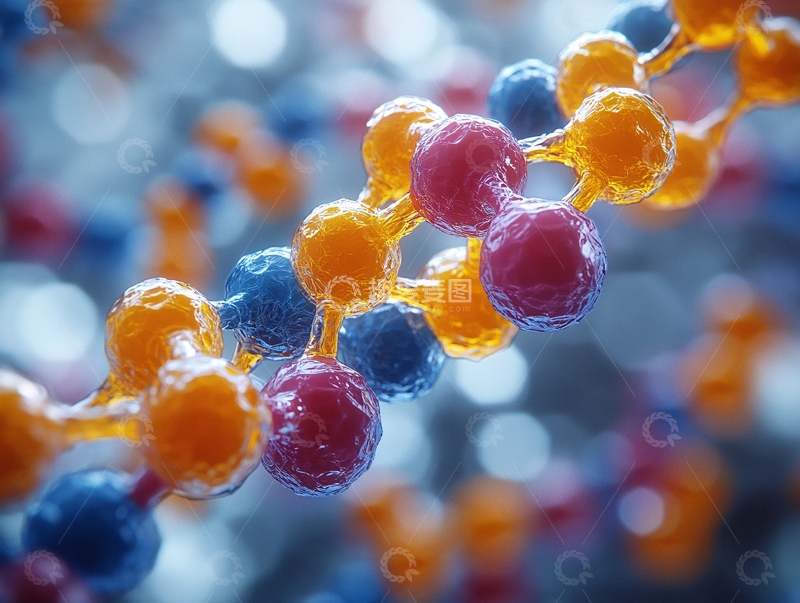 高清大图下载【趣麦麦图】彩色细胞基因链2