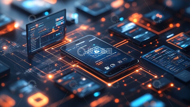 高清大图下载【趣麦麦图】数字设备互联服务1