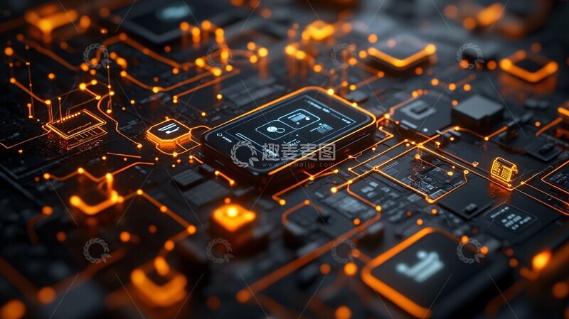 高清大图下载【趣麦麦图】数字设备互联服务3