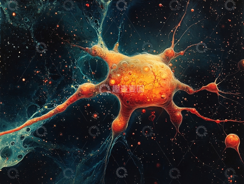 高清大图下载【趣麦麦图】神经胶质细胞9