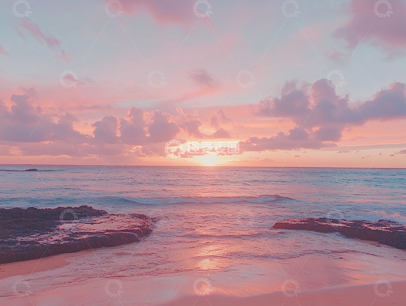 高清大图下载【趣麦麦图】塞班黄昏