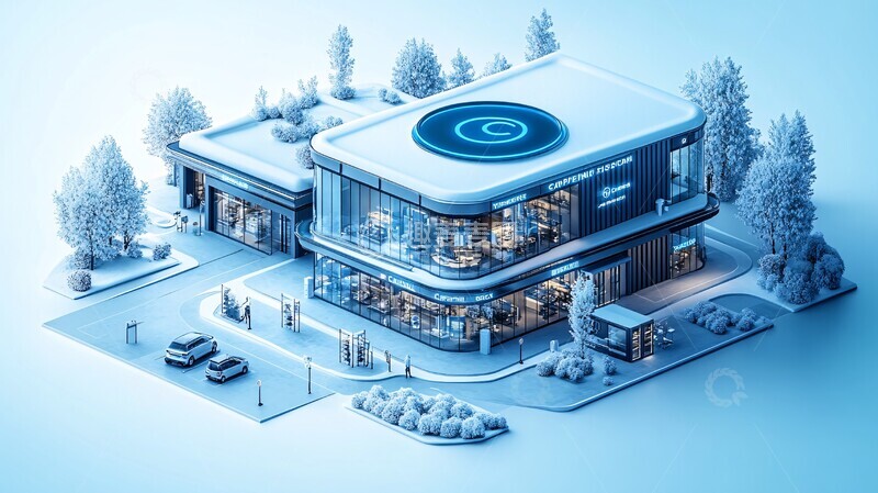 高清大图下载【趣麦麦图】蓝店连锁图解