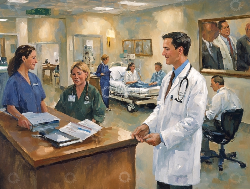 高清大图下载【趣麦麦图】医疗装饰画2