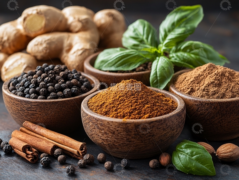 高清大图下载【趣麦麦图】天然香辛料2