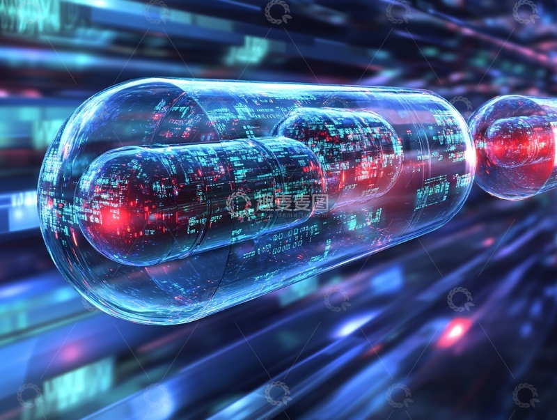 高清大图下载【趣麦麦图】智能胶囊药物输送