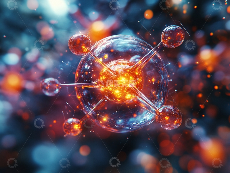 高清大图下载【趣麦麦图】分子结构科学图