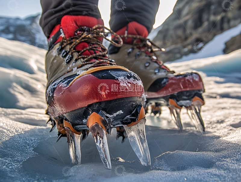 高清大图下载【趣麦麦图】过雪山的鞋1