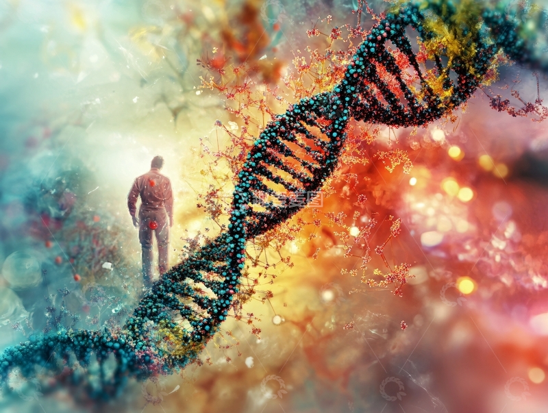 高清大图下载【趣麦麦图】基因工程场景