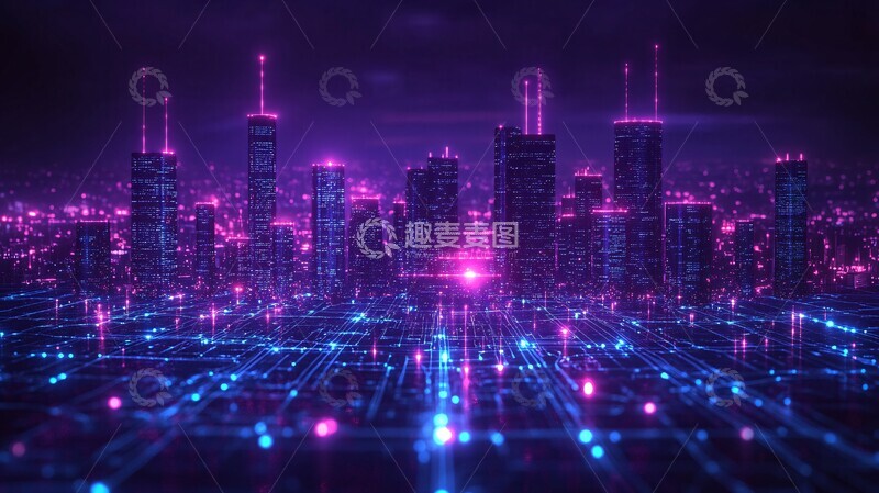 高清大图下载【趣麦麦图】趋势演变趋势时间办公室1