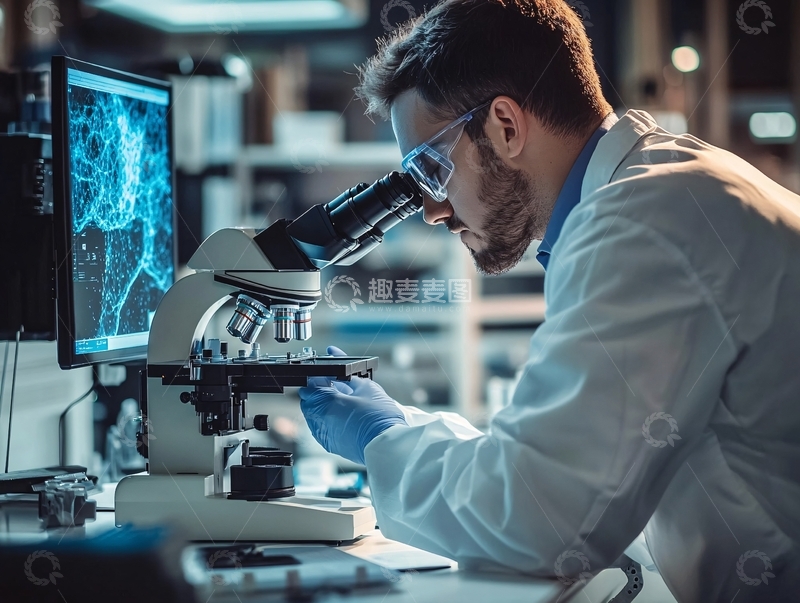高清大图下载【趣麦麦图】研究所科学家1