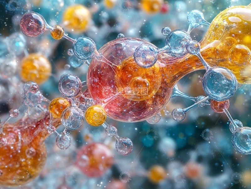 高清大图下载【趣麦麦图】分子模型与晶体结构