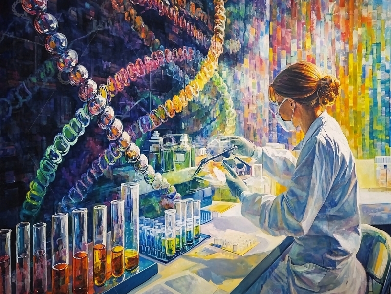 高清大图下载【趣麦麦图】艺术描绘科学