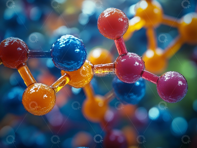 高清大图下载【趣麦麦图】化学生物科技背景10