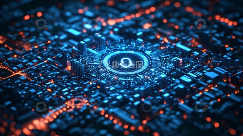 高清大图下载【趣麦麦图】城市网络保护系统1