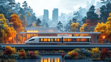 高铁站周边景观3