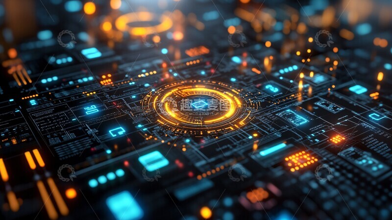 高清大图下载【趣麦麦图】数字孪生商业模型1