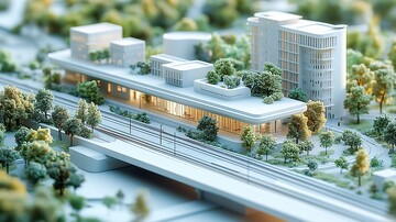 高铁站周边景观2