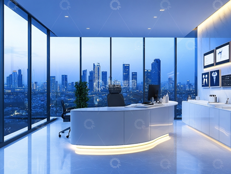 高清大图下载【趣麦麦图】经理室效果图