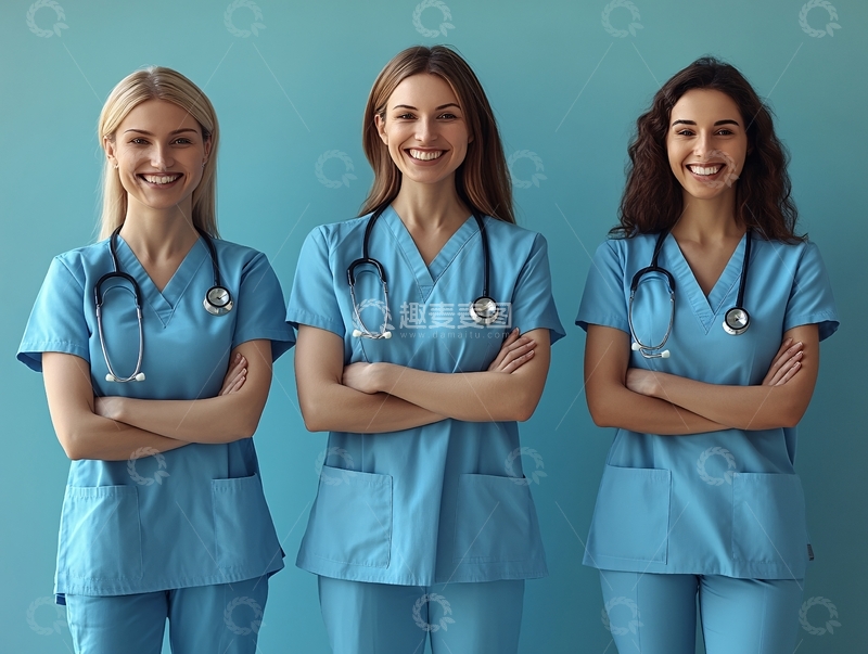高清大图下载【趣麦麦图】医院医生护士