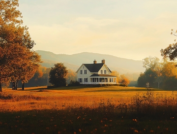 田园风光美式风景1