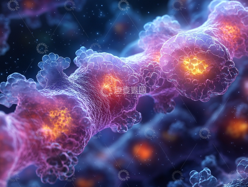 高清大图下载【趣麦麦图】细菌繁殖背景素材2