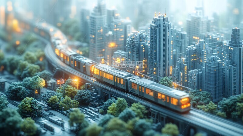 高清大图下载【趣麦麦图】城市车站景观