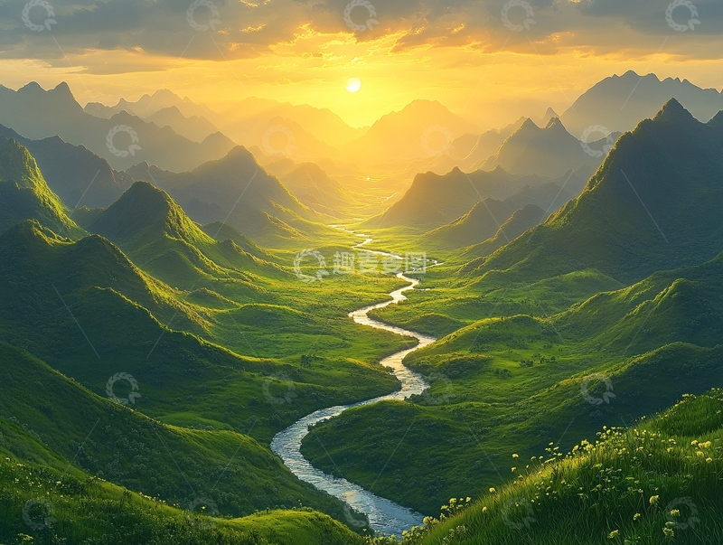 高清大图下载【趣麦麦图】大气高清意境山水27