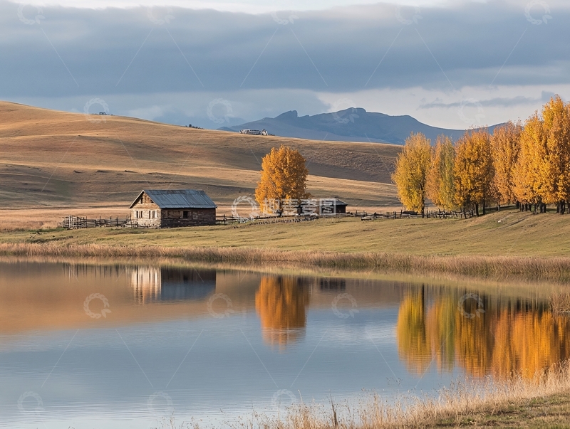 高清大图下载【趣麦麦图】蛤蟆坝倒影