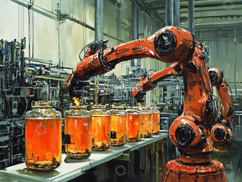 高清大图下载【趣麦麦图】生产啤酒车间