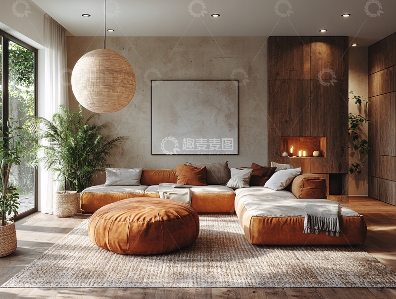 高清大图下载【趣麦麦图】橘色家具