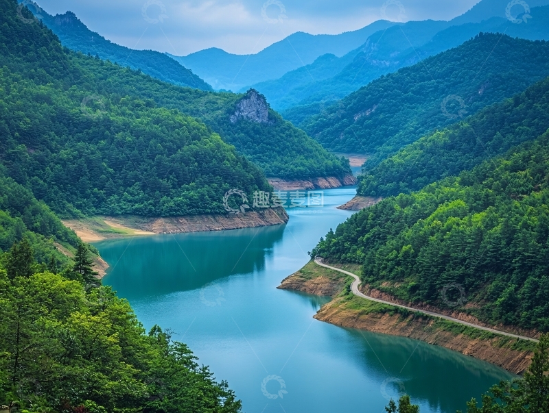 高清大图下载【趣麦麦图】清溪水库自然风光