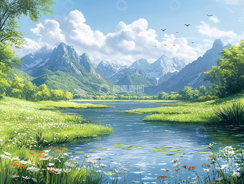 高清大图下载【趣麦麦图】宽屏风景画190