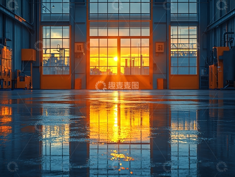 高清大图下载【趣麦麦图】大厅逆光